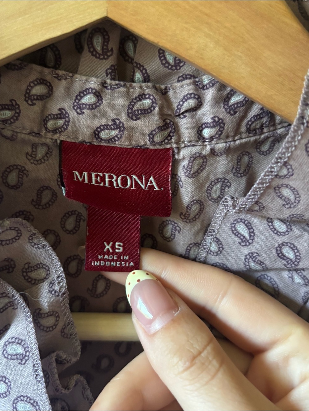 Merona Lilac Ruffle Front Sleeveless Top - Picture 3 of 8